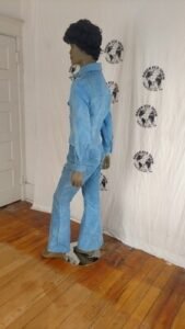 Men's Organic Cotton indigo Suit S 