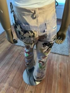 Airbrushed Western Pants 36" 