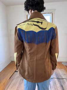 Linen Malibu Linen Western Shirt M