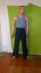 Mens High Waisted bells Jeans  32-34