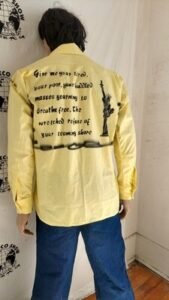 Statue of Liberty Air brushed Shirt  USA XL