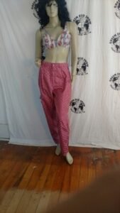 Womens Pants Satin Blend Rose pink M w 30"
