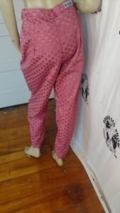 Womens Pants Satin Blend Rose pink M w 30"