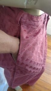 Womens Pants Satin Blend Rose pink M w 30"