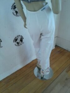 Womens Pants Embroidered Shoes W 28"
