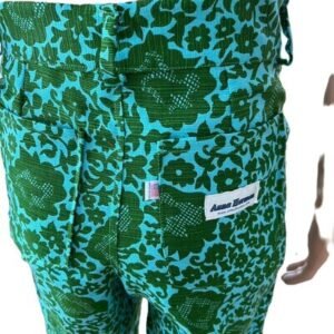 Mens Flowered Silk Pants 29-30