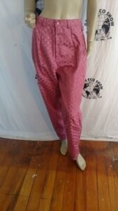 Womens Pants Satin Blend Rose pink M w 30"
