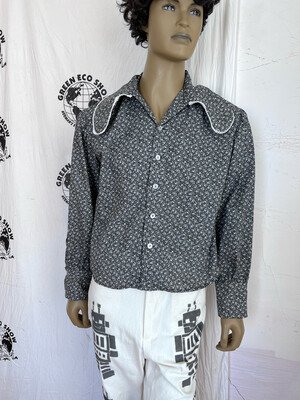 Hermans Big Collar Mens Shirt L USA