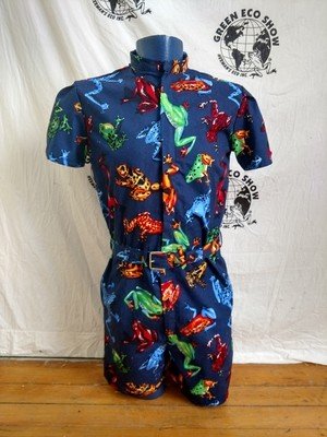 Mens Rompers Endagered Frogs S USA