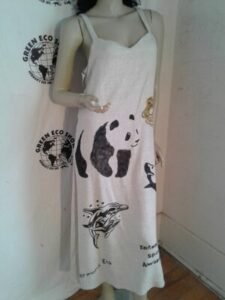 Womens Endangered Species Long Dress M -L