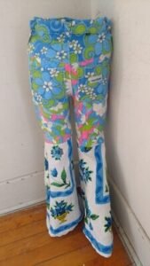 Mens Terrycloth Patchwork Pants Bells  29 X 33