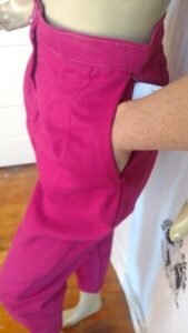 Womens pants Rose colored Denim w 27" USA
