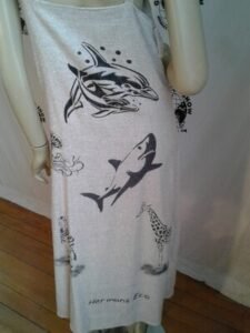 Womens Endangered Species Long Dress M -L