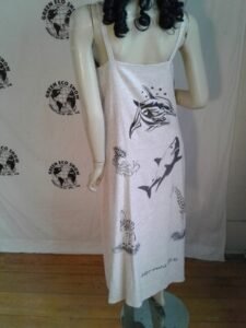 Womens Endangered Species Long Dress M -L