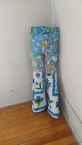 Mens Terrycloth Patchwork Pants Bells  29 X 33