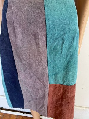 Hermans Hemp Patchwork skirt 26"