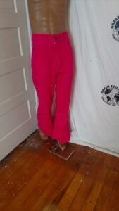 Pink Mens Pants Bells S 30" USA Corduroy
