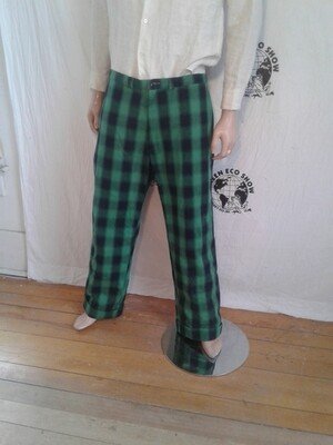 Buffalo Plaid Pants  36 X 32 cuffed