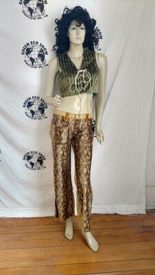 Snake Pants  S hip huggers with Cotton 32