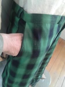 Buffalo Plaid Pants  36 X 32 cuffed