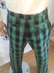 Buffalo Plaid Pants  36 X 32 cuffed
