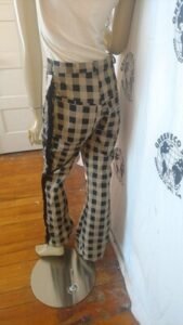 Check High waisted Jeans  W 31" M 