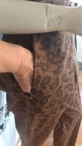 Womens Paisley Pants Med 27 Cotton