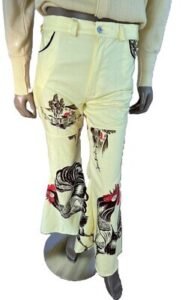 Mens Western Rooster Pants  32"