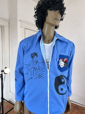 Asian People Grafitti Jacket L