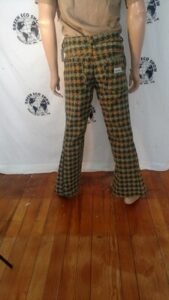 Mens Plaid Corduroy Jeans XL 37