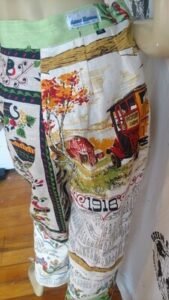 Womens Calendar Pants W 32" L Houses