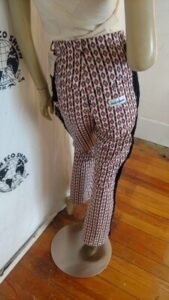Womens Striped Fringe Bell Jeans w 26" S