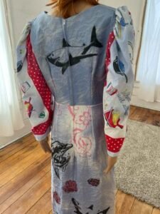 Lobster Dolphins Shark Dress M 