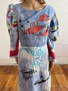 Lobster Dolphins Shark Dress M 