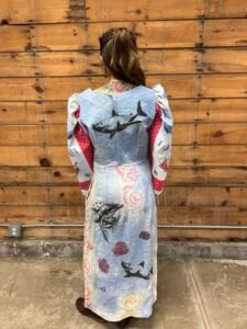 Lobster Dolphins Shark Dress M 