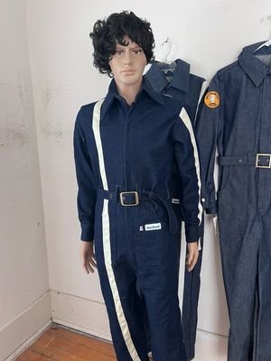 Mens Racing Jumpsuit Small Denim