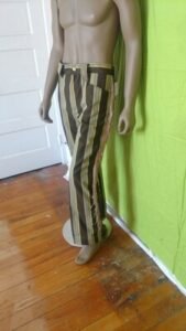 Mens Western Pants 34 Striped