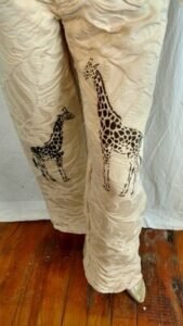 Womens Giraffe Pants W 32" 