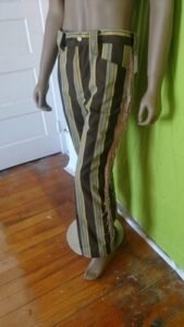 Mens Western Pants 34 Striped