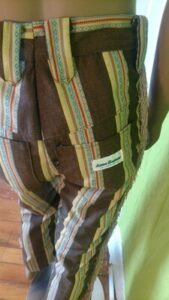 Mens Western Pants 34 Striped