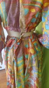 Harem Pants Crop Top Set M - L