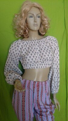 Hot Air Ballons Crop Top M