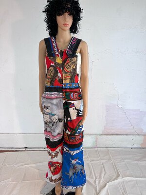 Crazy horse Bib Overalls  M USA