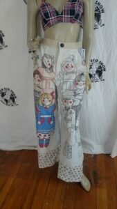 Womens Finland wide Leg Pants L 32"