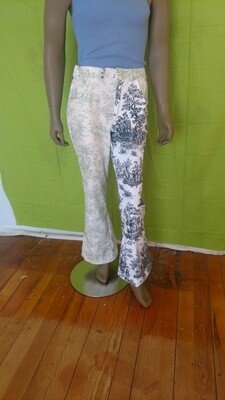 Toile Patchwork  Mens Jeans  34 X 32