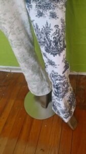 Toile Patchwork  Mens Jeans  34 X 32
