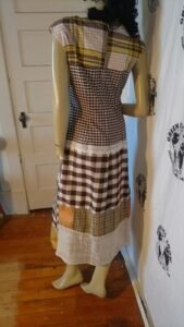 Patchwork Dress MED Check A Herman
