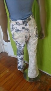 Toile Patchwork  Mens Jeans  34 X 32
