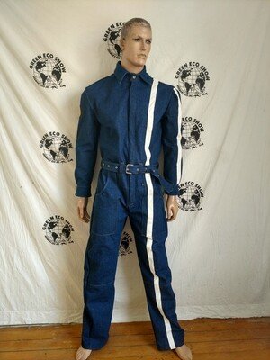 Mens Racing Jumpsuit Denim
