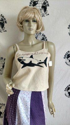 Hermans Hmp Shark Tank top  S to M endangered Species